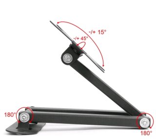 Staffa TV 10"a 32" Supporto Muro Braccio Monitor