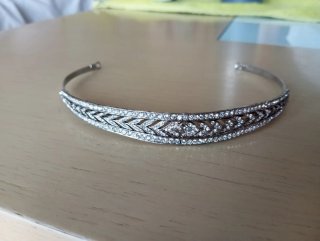 Tiara de Novia Plata