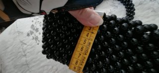 Bolso Zara Negro Cuentas Cristal Vintage Fiesta