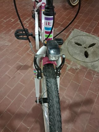 Bicicletta bambina City 20 bianca