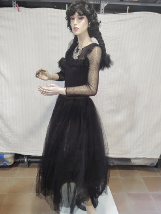 Disfraz Miércoles Addams Fiesta