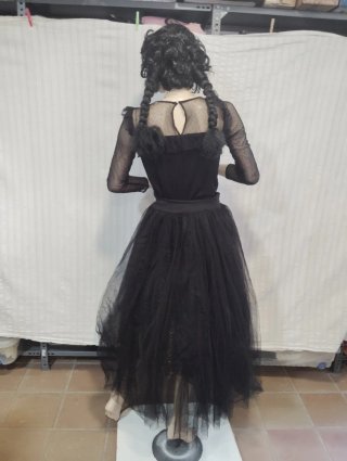 Disfraz Miércoles Addams Fiesta