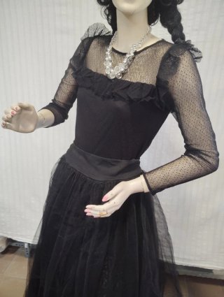Disfraz Miércoles Addams Fiesta