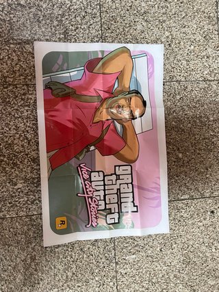 Poster/Mapa PSP Gta Vice City Stories Rockstar
