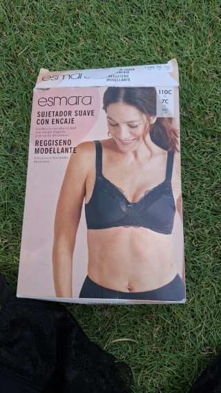 Sujetador Esmara encaje negro