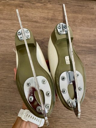 Pattini da ghiaccio bianchi taglia 32 Risport MK