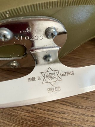 Pattini da ghiaccio bianchi taglia 32 Risport MK