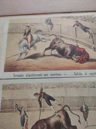 Lote de 4 láminas antiguas