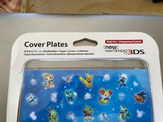 Cover Plates Nintendo New 3DS Pokemon Super Myster