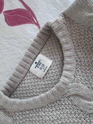 Jersey Springfield Beige Trenzado Invierno