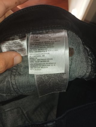 Pantalón Vaquero Levi's Negro Talla L