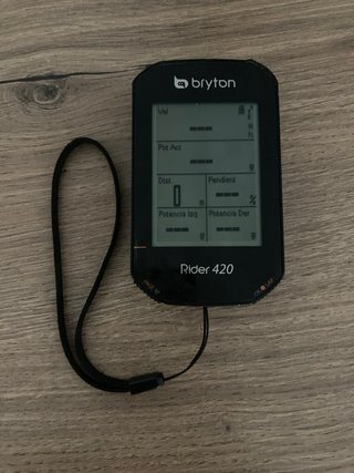 Ciclocomputador Bryton Rider 420