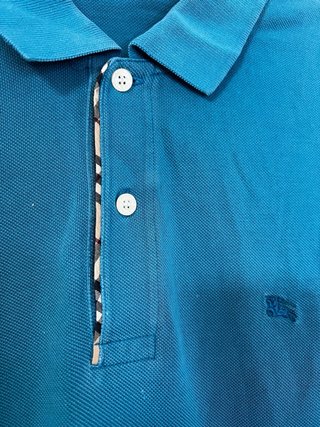 Polo Burberry Blu Taglia L