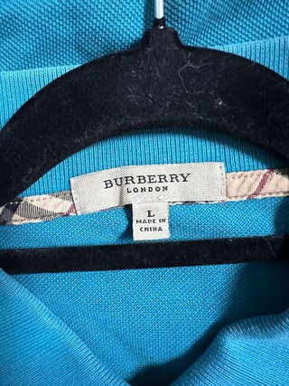 Polo Burberry Blu Taglia L