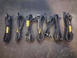 Lote Cables Modulares Fuente Alimentación PC