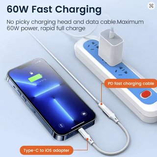 Adaptador USB-C a Lightning para iPhone/iPad