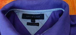 Polo Tommy Hilfiger Algodón Morado Talla L