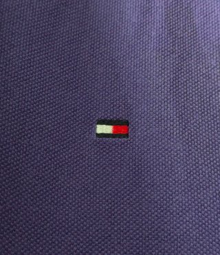 Polo Tommy Hilfiger Algodón Morado Talla L