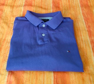 Polo Tommy Hilfiger Algodón Morado Talla L