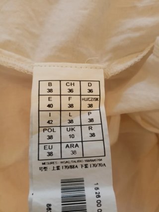 Top tirantes blanco con bordado multicolor