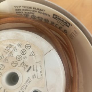 Lámpara de techo Ikea 3 focos