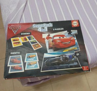 SuperPack 4 en 1 Cars 3 Educa Puzzles