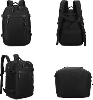 Zaino Cabina Ryanair Easyjet 40x20x25cm 20L Nero