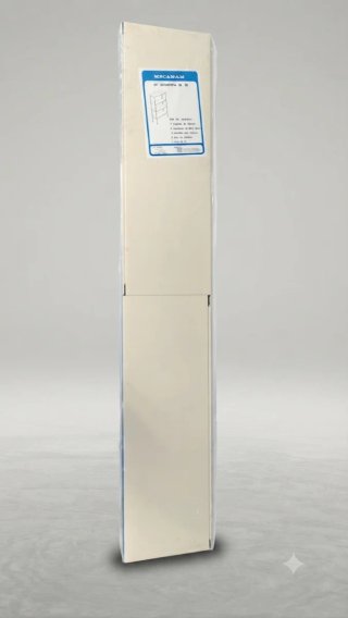 Scaffale Metallico Beige e Blu