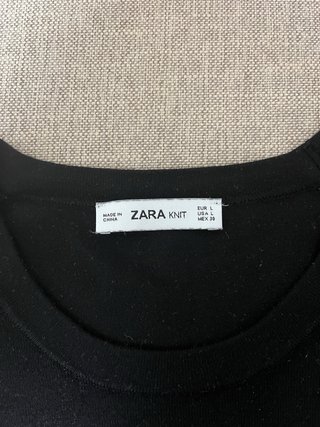 Jersey Zara Negro Talla L