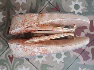 Bolso y Zapatos de Kimono