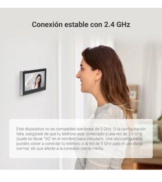 Mirilla Digital EZVIZ CP2 Dorada