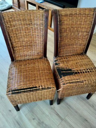 Mesa Comedor Colonial Madera Iroko