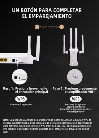 Repetidor WiFi Potente con Puerto LAN