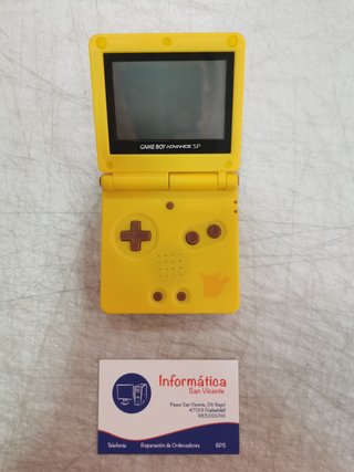 Nintendo Game Boy Advance SP Carcasa Pikachu