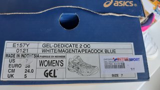 Zapatillas Asics Mujer Talla 38.