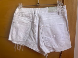 Pepe Jeans Vaqueros Blancos Cortos