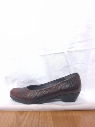 Zapatos Pitillos Marrón Cobre