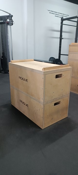 Bloques de madera para jerk.