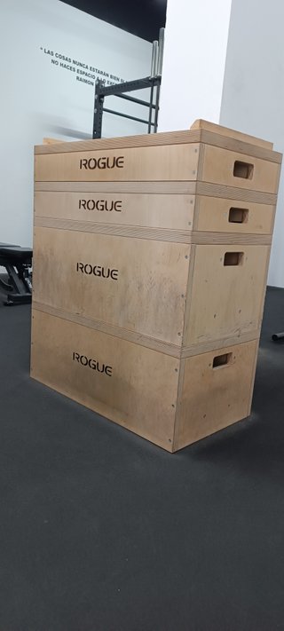 Bloques de madera para jerk.