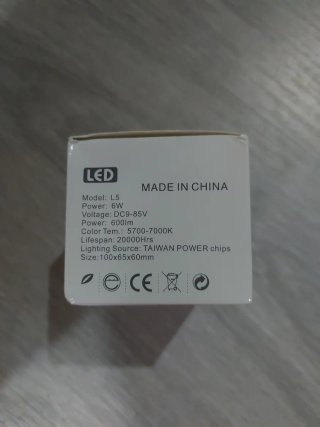 Lámparas LED Moto con Interruptor