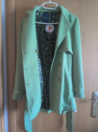 Chaqueta Skunkfunk verde pistacho sin estrenar