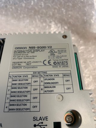 Omron NS5-SQ00-V2 Lote 1927