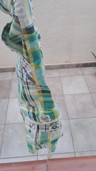 Bermudas cuadros talla 38