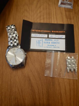 Reloj Hamilton Automático Plata/Blanco