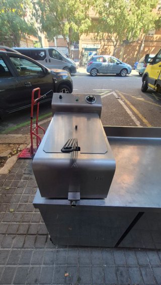 Freidora industrial acero inoxidable