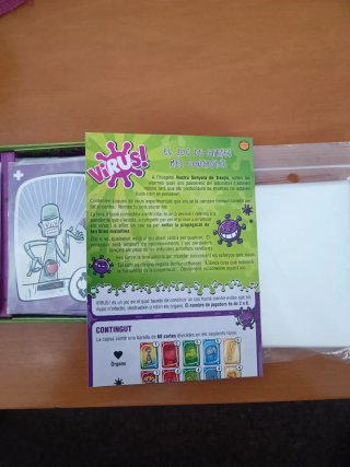 Juego de mesa Virus! y Virus! 2 Evolution