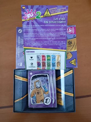Juego de mesa Virus! y Virus! 2 Evolution