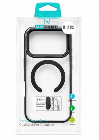 Funda iPhone 17 Pro MagSafe Negra Antigolpes
