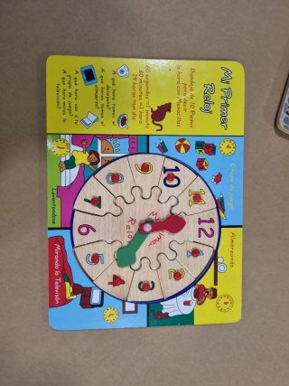 Puzzle Mi Primer Reloj de Madera