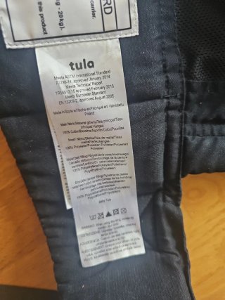 Mochila Porta Bebé Baby Tula Negra y eleva trona